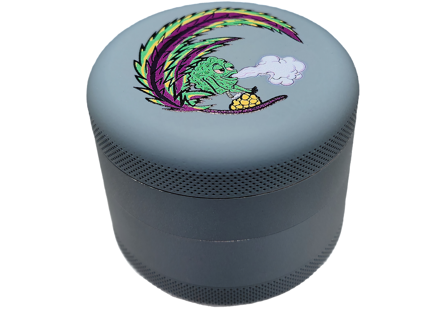 Premium Grinder w/Magnetic Lid - Retro Gray