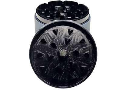 Premium Grinder w/Magnetic Lid - Gray