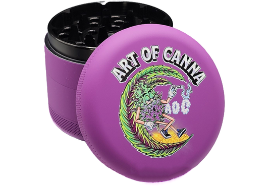 Premium Grinder w/Magnetic Lid - Purple