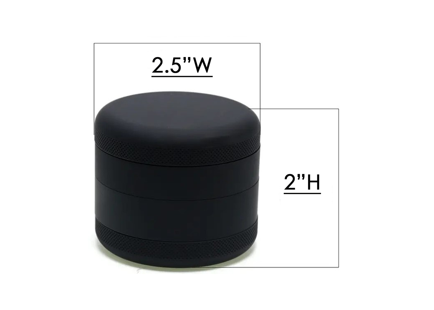 Premium Grinder w/Magnetic Lid - Retro Gray